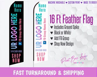 LLR Consultant Flag Shop Now Multi Color Design, Pop Up Flag, LLR Sign, Next Day Shipping LLR Style w/ Pole
