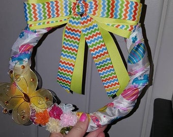 Butterfly Easter wreath ON SALE