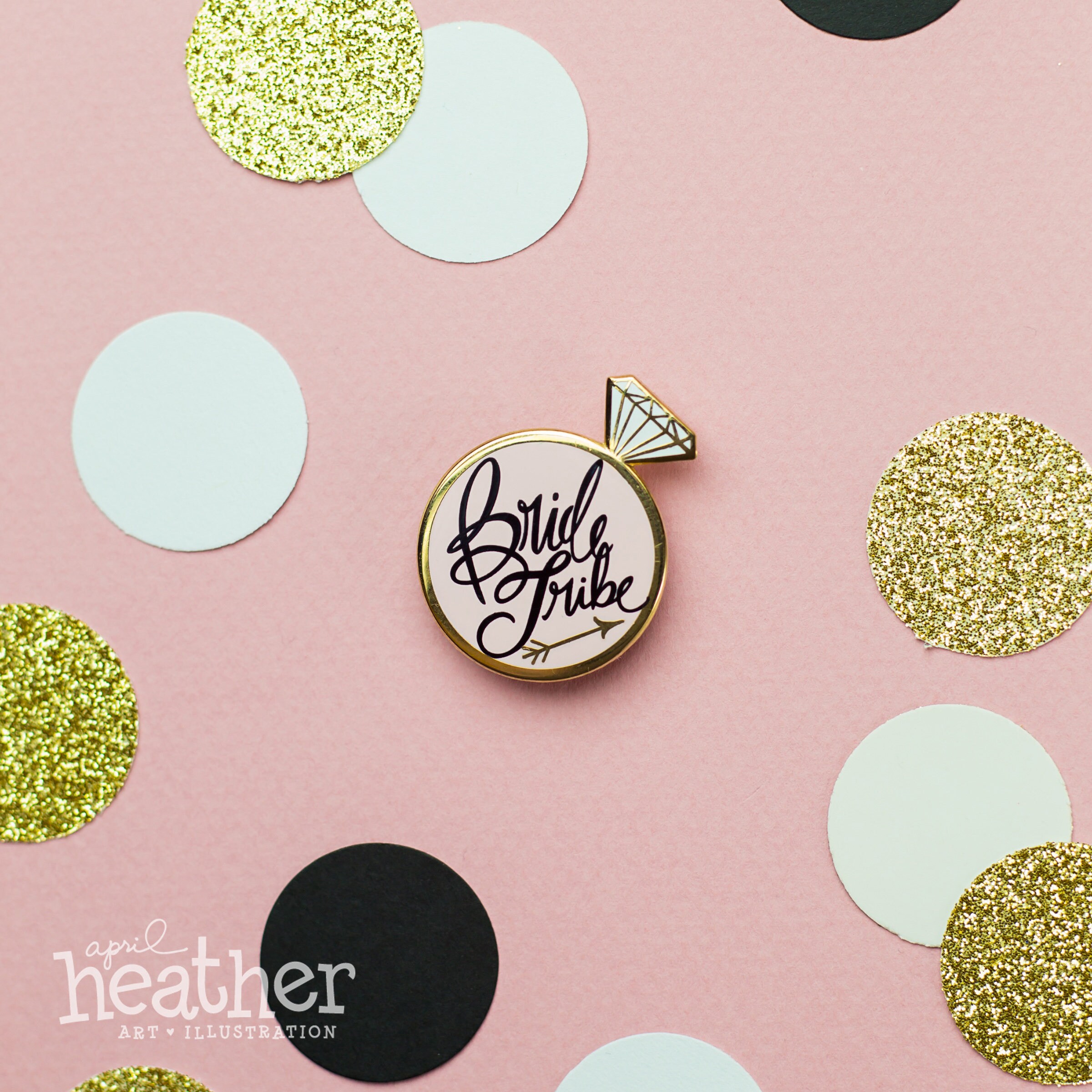 Bride TRIBE Enamel Pin Bridesmaid enamel pin bridesmaid pin