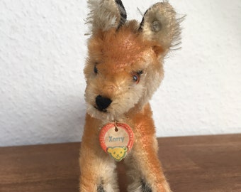 Rare! 60s Vintage Steiff FOX XORRY Button in Ear