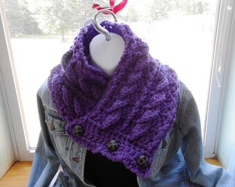 Fisherman's wife Crochet Cowl by kams-store.com
