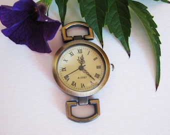 Runde Zifferblatt Uhr Bronze Vintage für Erstellung der Uhr