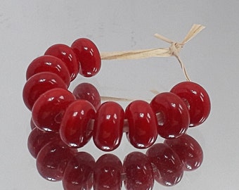 Cherry, Artisan Lampwork Glass Beads, SRA, UK