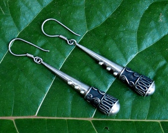 Vintge Balinese Sterling Earrings