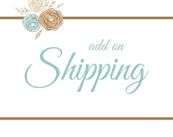 SHIPPING for Add On