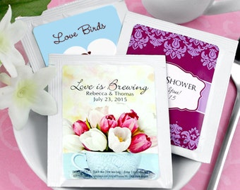 Wedding Favor Tea, Personalized Tea Favors, Tea Wedding Favors, Bridal Shower Tea, The Perfect Blend - Set of 30