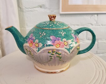 Rare Antique Teapot, Vintage signed 'JP'