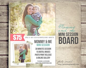 photography marketing board 5x7 psd newsletter template