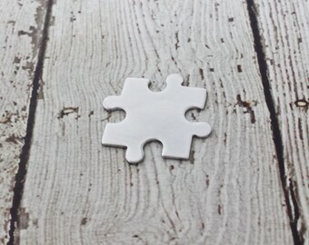 18 Gauge Aluminum Puzzle Blank - 3003 Aluminum - Interlocking Puzzle Piece