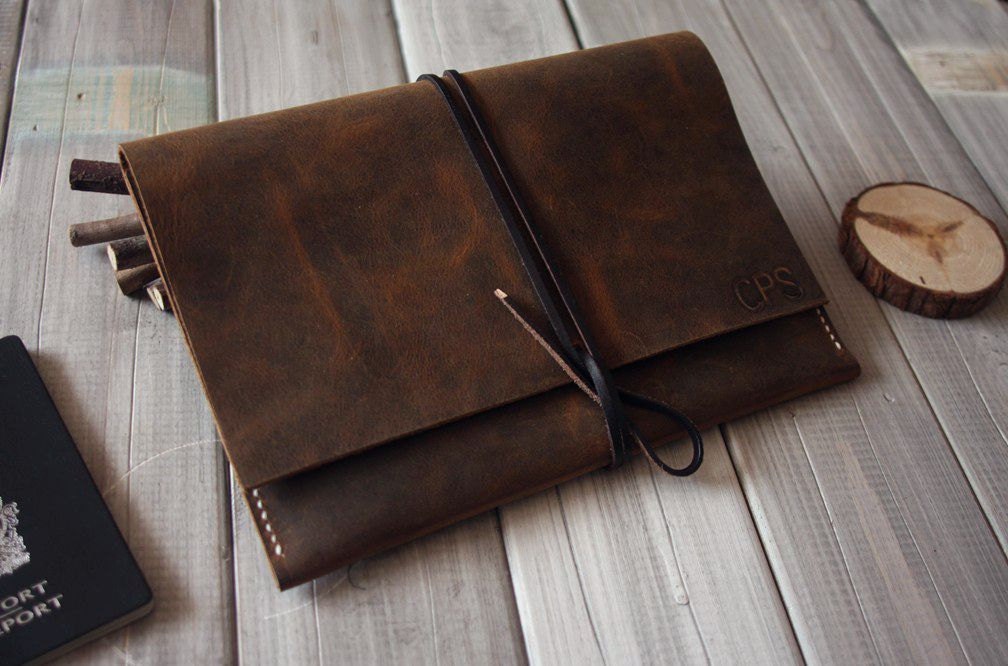Hand stitched Macbook Case Bag Leather Laptop Sleeve Bags