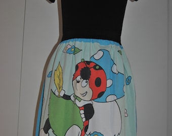 Cute Cococinel Lady Bug A-Line Skirt Size 36/38
