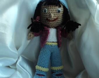 Crochet Ladybug friend Charlotte doll