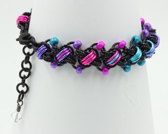 Dancing Dolphin chainmaille bracelet