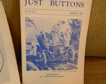 Just Buttons Magazine - 1953 - Missing May