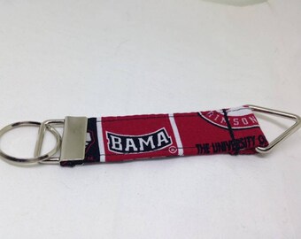Bama - custom Handmade Keychain, Wristlet, Key Fob