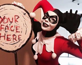 Harley Quinn Inspired Superhero Mask