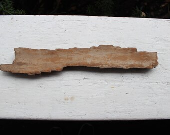 Rustic Driftwood Piece With flat Side , DIY Driftwood Sign , unique Natural Surf Tumbled Artist Supply