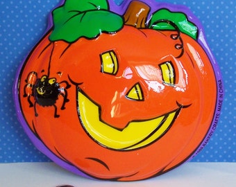 4 Halloween Pumpkin Cake Lay-ons Toppers