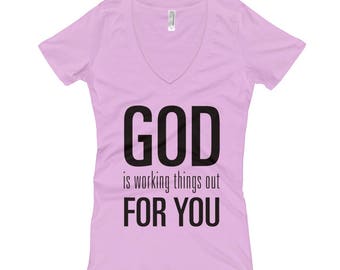 Christian Womens Workout T-Shirt. Be Still & Know that I Am