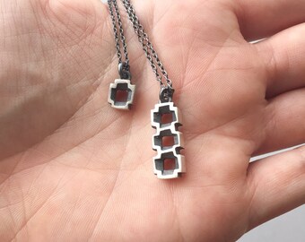 Necklace "Celosía" Collection - Sterling Silver
