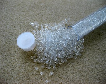 Size 11 Clear Seed Beads