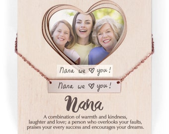 Nana Necklace: Nana Gift, Nana Necklace, Nana Jewelry, Mother's Day Gift for Grandma, Mother's Day Jewelry, Grandma Jewelry A1 008