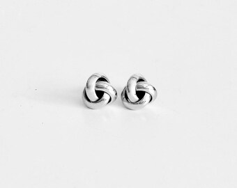 MONET Non-Tarnish Celtic Knot Stud Earrings / Love Knot Stud Earrings / Nautical Knot Stud Earrings / Retro Stud Earrings / Classic Style