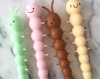 Kawaii Caterpillar Gel Pen