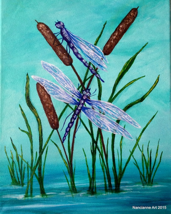 Painting Cattails Acrylic Painting Cattails Acrylic