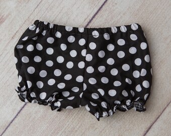 Black and White Polka Dot Bloomers