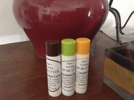 Lip Butter all natural mango butter based lip balm less waxy han most lip balms great stocking stuffer or gift addition