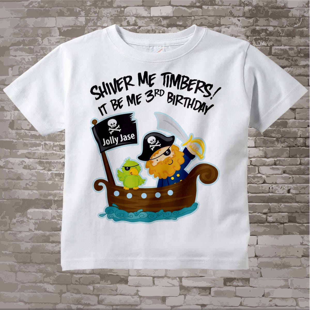 birthday pirate shirt