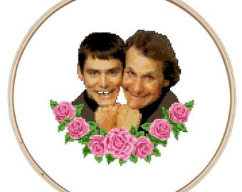 Dumb and Dumber Cross Stitch Pattern - Instant Download