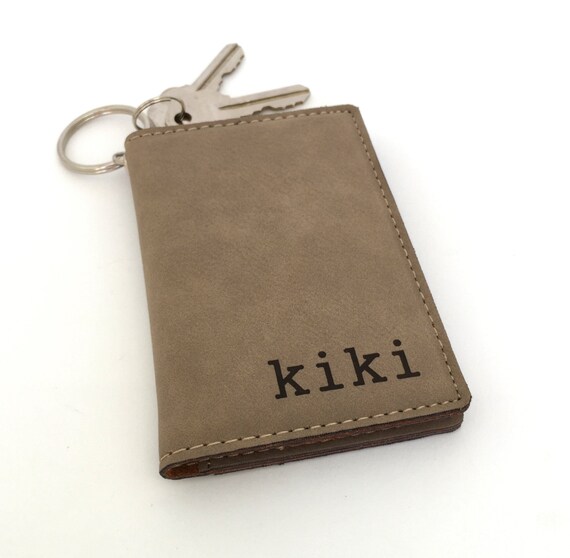 Personalized ID Holder Keychain Wallet Christmas Present