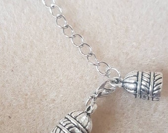Jewellery finding. 6mm insaid. 5cm chaon