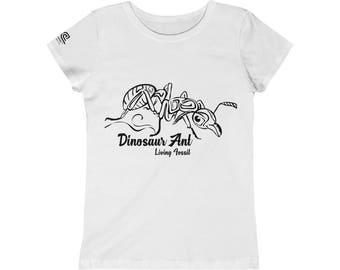 The Princess Tee Dinosaur Ant Black Print