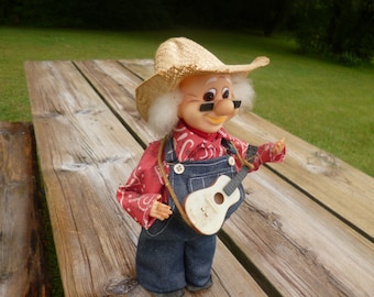 Hillbilly Doll, Folk Art Doll, Redneck Vintage Doll