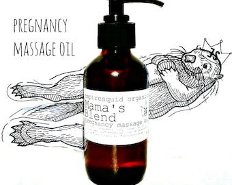 Mama's Pregnancy Massage Oil, Organic Pregnancy Oil, Belly Oil, Mom To Be Gift, Expecting Mom Gift, Pregnancy Gifts, Stretch Mark Reducer