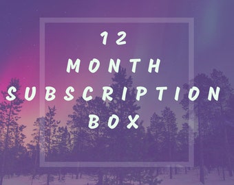 12 Month Subscription Box