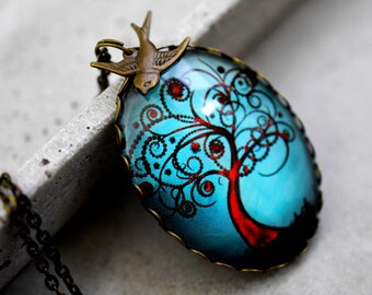 Tree of Blessings Vintage Necklace (VIK-18)