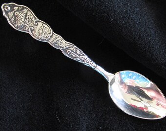 Vintage Sterling Silver World's Fair Souvenir Spoon 1974 Expo Spokane USA E.J. Towle Mfg. Co.