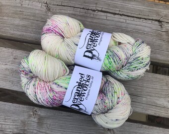 Cosmic Berry - Hand Dyed 100% Superwash Merino Wool Yarn - DK/Sport Weight