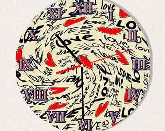 THE BEST Wall Clock Love, Best Gift for Home Decor