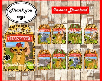The Lion Guard food labels Instant download Lion Guard