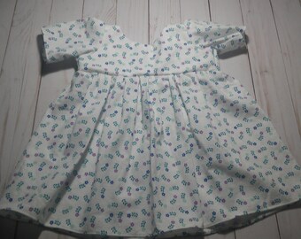 White Floral Baby Dress