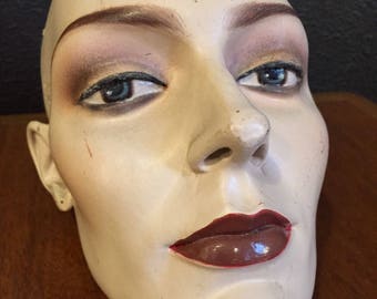 Vintage Female Mannequin Head