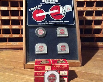Vintage Carlson White Chief Tape Measure-New Old Stock