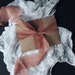 VINTAGE PINK organic hand-dyed silk ribbon