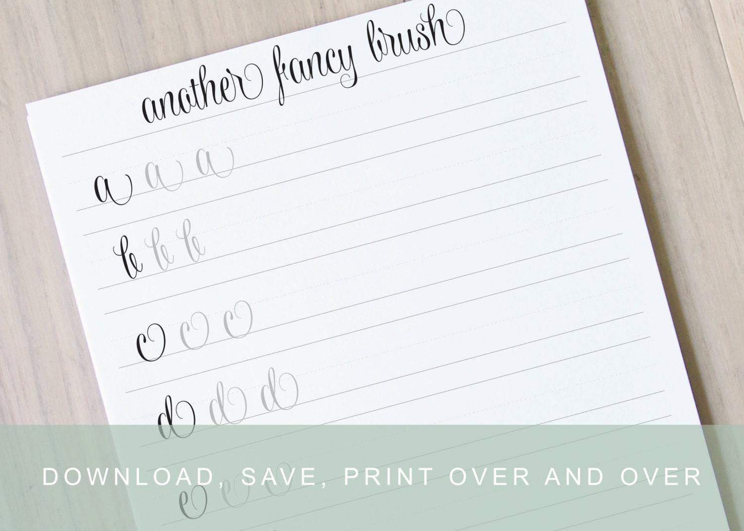 Worksheets Printable Calligraphy Worksheets another fancy lower case brush lettering worksheets