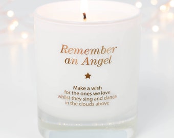 Remembrance Gift, Sympathy Gift, In Loving Memory, Infant Loss, Memorial Candle, Loss Of Mother, Condolence Gift, Loss Of Father, Candle